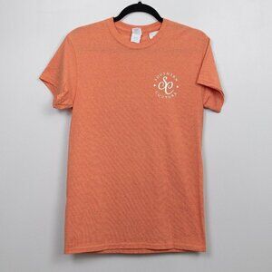Southern Couture "About to Fly the Coop" orange tshirt-S